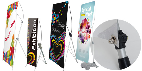 ハトメ型バナースタンド